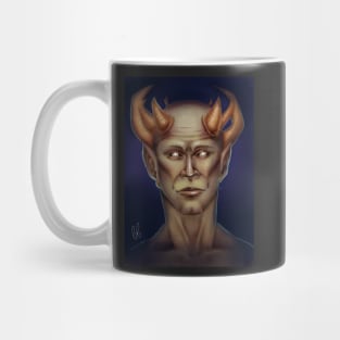 Crowned Demon Digital Painting Mug